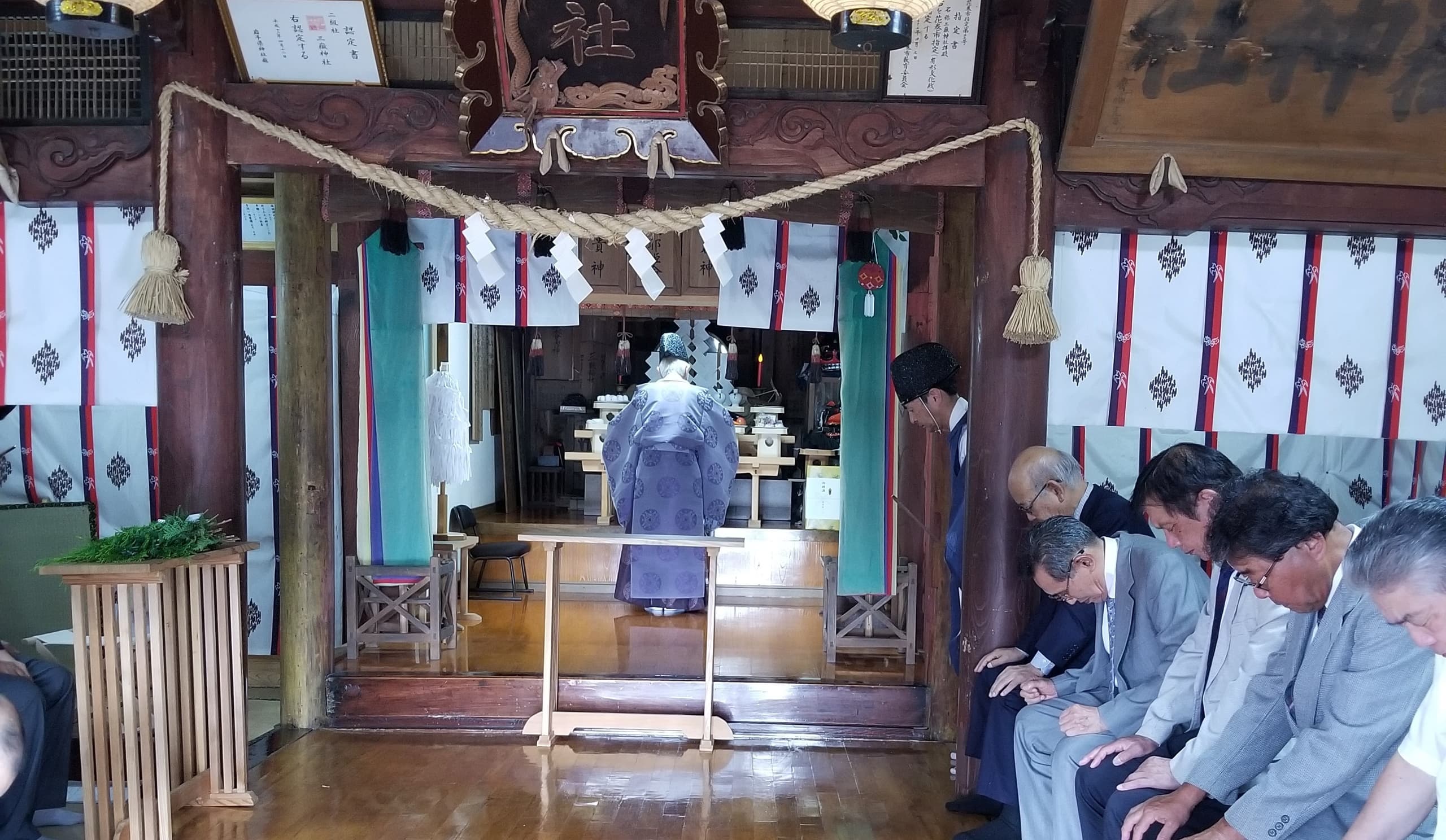 祭儀(宮司祝詞奏上)